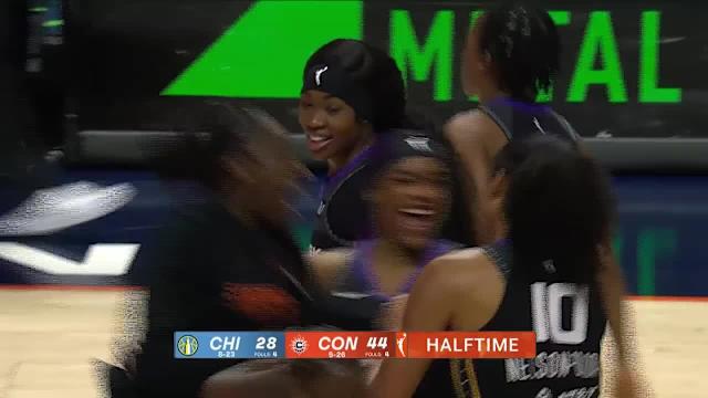 Fight breaks out, 3 ejected in Sun's win over Sky after Bria Hartley and Rebecca Allen get into it