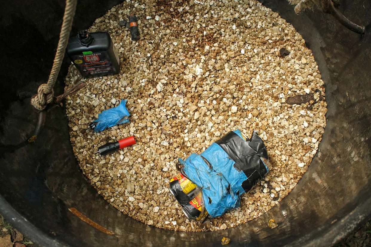 Improvised explosive devices. (Polk County Sheriff's Office)