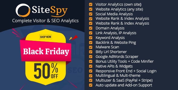 SiteSpy v5.1.3 - The Most Complete Visitor Analytics & SEO Tools SiteSpy v5.1.3 - The Most Complete Visitor Analytics & SEO Tools