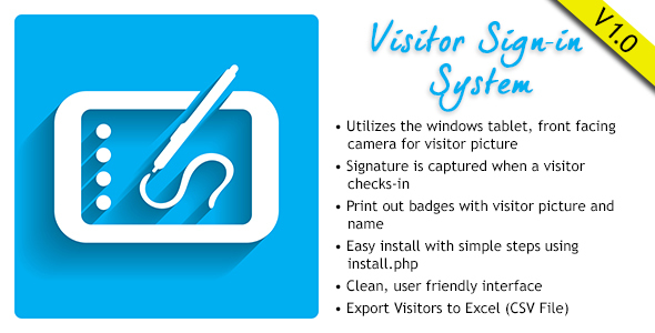 Visitor Signin System v1.0.1 Visitor Signin System v1.0.1
