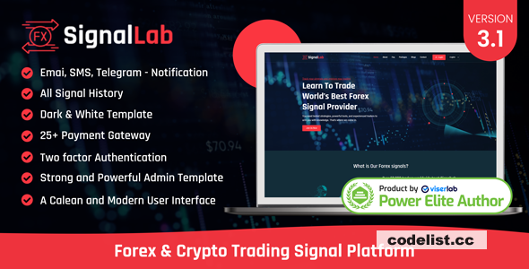 SignalLab v3.1 - Forex And Crypto Trading Signal Platform - nulled