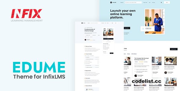 EduMe Theme v1.8 - Infix LMS Laravel Learning Management System Theme
