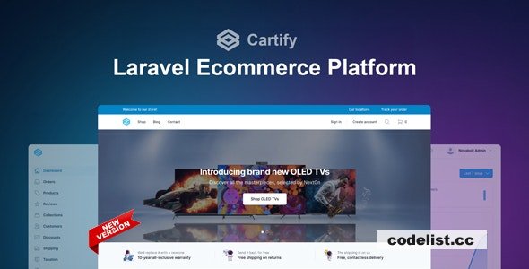 Cartify v2.1.0 - Laravel Ecommerce Platform with Tailwind CSS - nulled