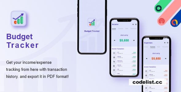 Budget Tracker v1.0 - Money manager, expense tracker, budget with AdMob Ads