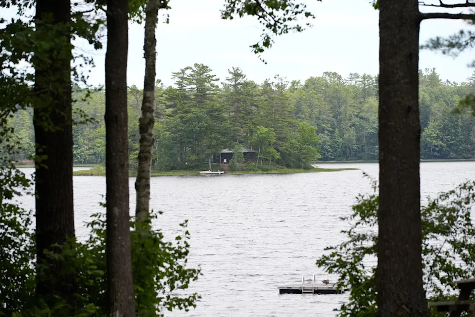 Stewart's body was found at Crawford Pond in Union, Maine, in the early hours of July 3 (AP)