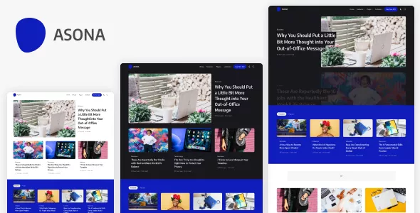 Asona - Creative Minimal Blog and Magazine WordPress Theme v1.3