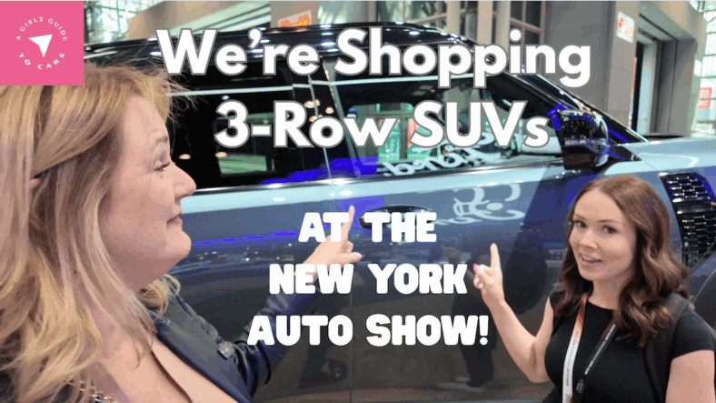 Shopping 3 row SUVs at the New York Auto Show