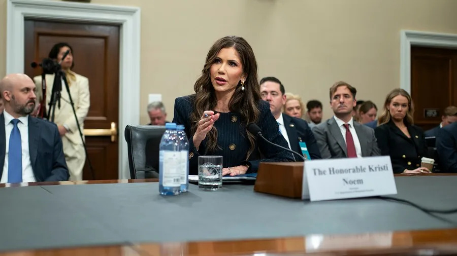 Noem: Trump wants border wall painted black so it is too hot to climb