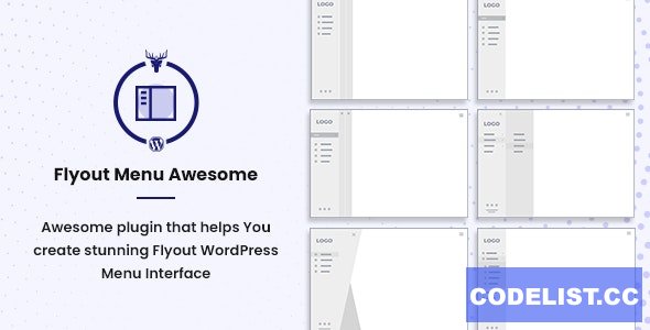 Vertical Slide Menu WordPress Plugin v1.0.0 - Flyout Menu Awesome