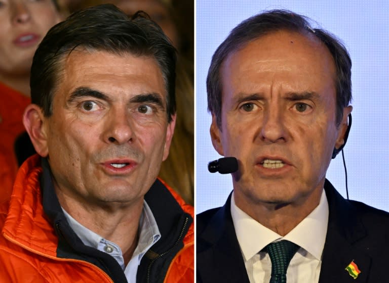 Un senador y un expresidente, las caras del inédito balotaje en Bolivia