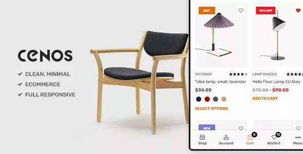 Cenos - Modern Furniture WooCommerce Theme v1.1.5