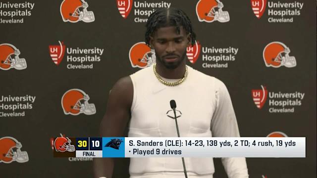 Shedeur Sanders confronts Cleveland radio host Tony Grossi, asking if he'd have 'something positive to say'