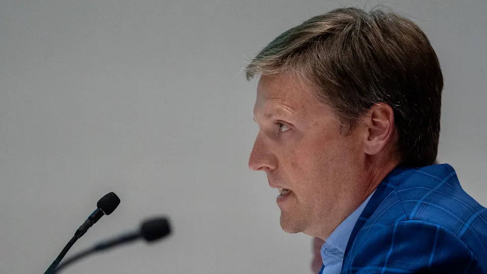 Lenexa city attorney Sean McLaughlin during the Aug. 5, 2025, council meeting defends the police investigation of a councilwoman