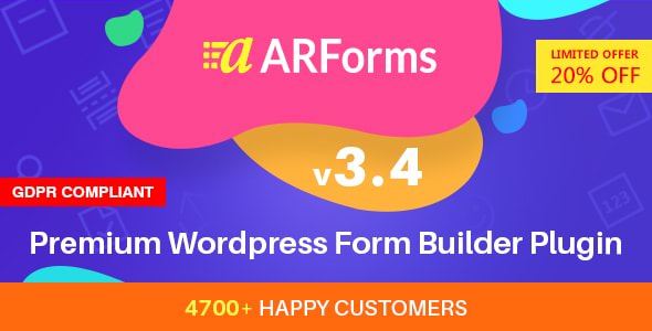 ARForms v3.4 - Wordpress Form Builder Plugin