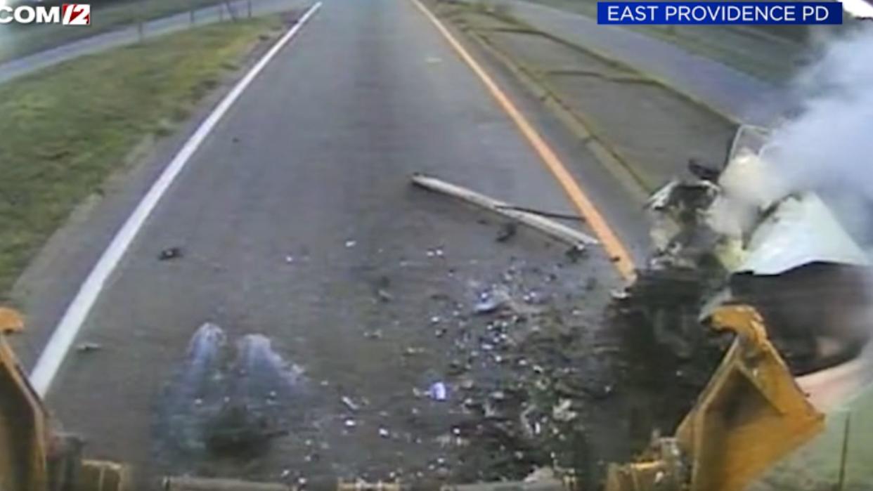 Big Altima Energy: Nissan Slams Into Garbage Truck