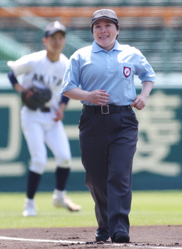 春夏の甲子園で「4－6－3」を　先駆者の女性審判員が描く夢