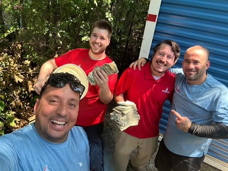 While working on a mold remediation project, a crew from Prime Restoration discovered $5,000 hidden for years in a garage. The crew turned the money over to a grateful homeowner who said her father must have hidden the money in his workshop.