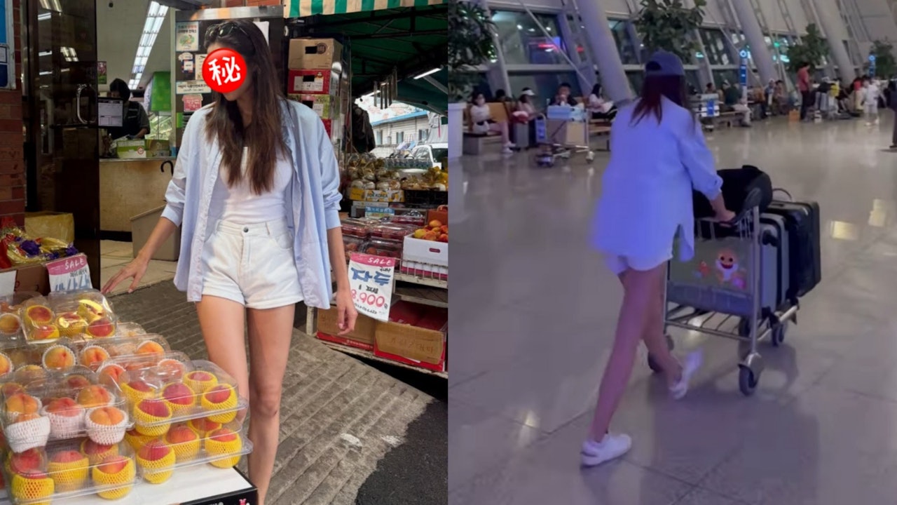 TVB當紅小花首爾街頭玩男友視角　天使面孔魔鬼身材不輸韓國女團