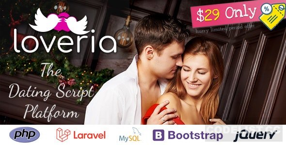 Loveria v1.2.15 - The Ultimate & Awesome Laravel PHP Dating Platform Loveria v1.2.15 - The Ultimate & Awesome Laravel PHP Dating Platform