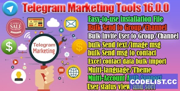 Telegram Marketing Tools v16