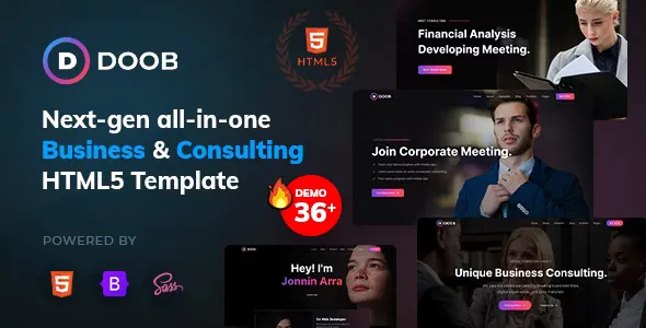 Doob - Business & Consulting Bootstrap 5 Template v1.4