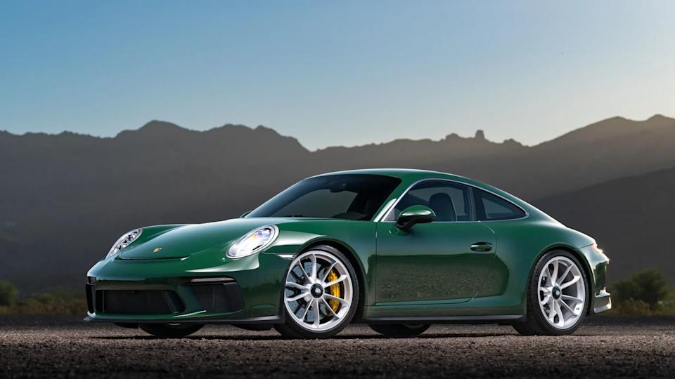 British Racing Green Porsche 911 GT3 Touring Heads to Market With Just 3,100 Miles on Bring a Trailer