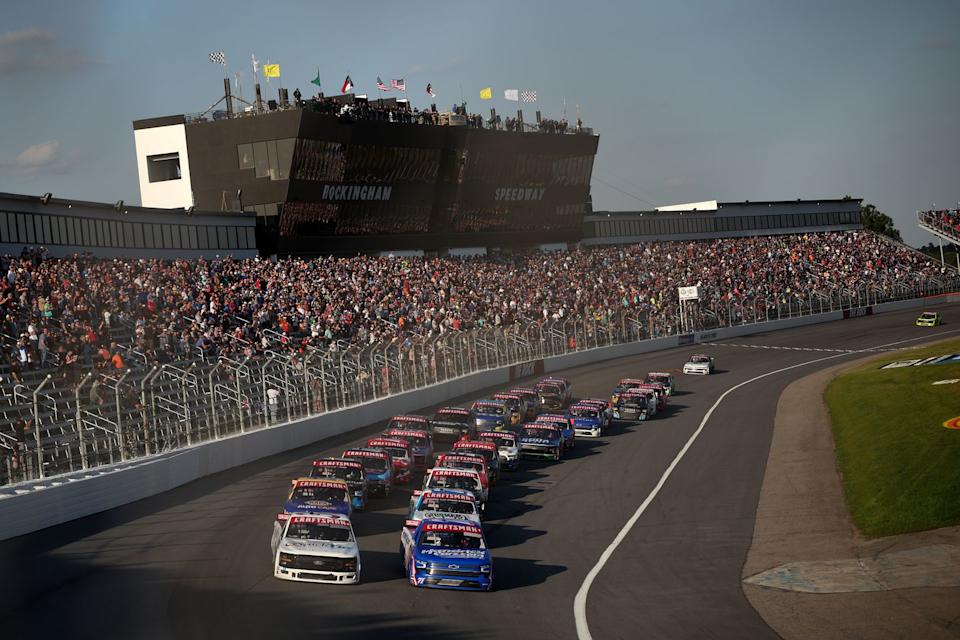 nascar craftsman truck series weather guard truck race
