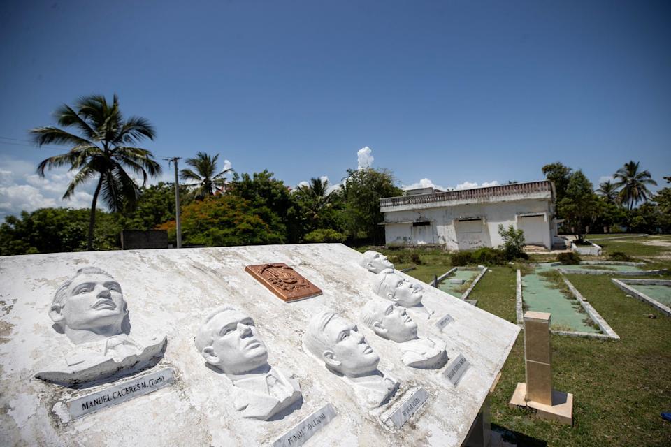 Monumento a los hombres que asesinaron a Trujillo en 1961 en la Hacienda María.