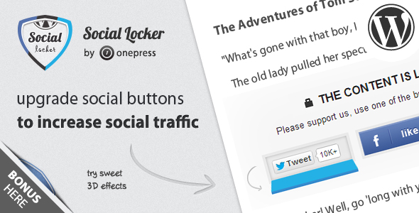 Social Locker for Wordpress v5.3.5
