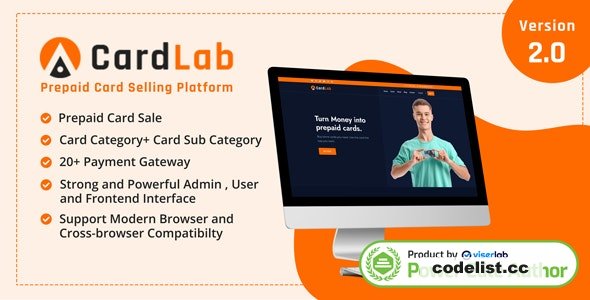 CardLab v2.0 - Prepaid Card Selling Platform - nulled