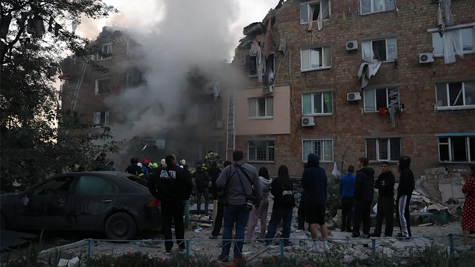 Russian attack kills 10, injures 38 others in Kyiv, Ukrainian officials say