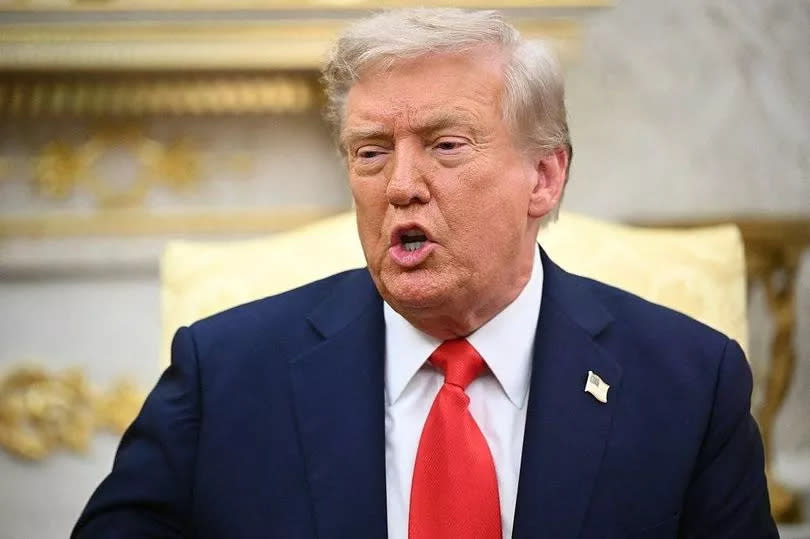 El nuevo retrato de Trump en la Casa Blanca causa revuelo por su 'perturbador tema satánico'
