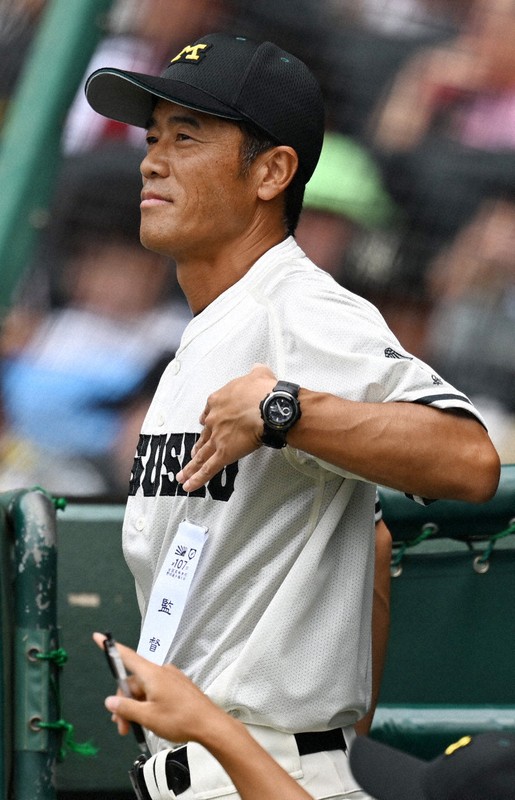 松商学園・松宗監督「相手バッテリーがうまかった」　夏の甲子園
