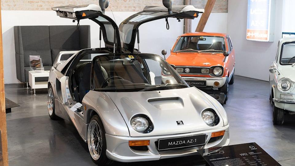 Autozam AZ-1 at the Mazda-Museum Augsburg.