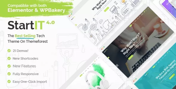 Startit - Fresh Startup Business Theme v4.4