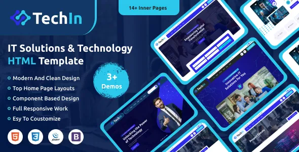 Techin - IT Services and Technology HTML Template