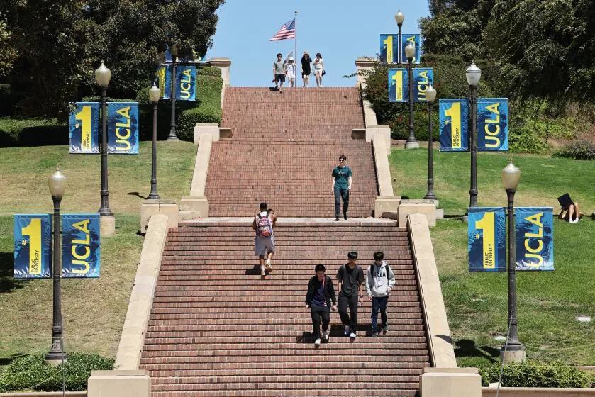 Contributor: Unlike at Columbia, Trump's attack on UCLA is aimed at taxpayer money