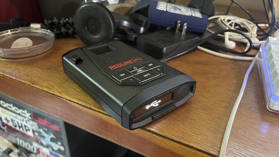 Escort Redline 360c being updated.