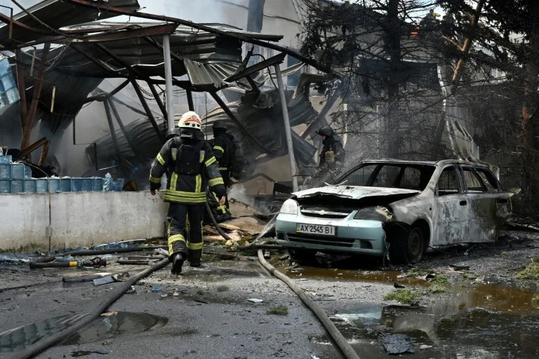 Kharkiv, Ukraine's second-largest city, lies near the Russian border and has been under persistent bombardment for more than three years (SERGEY BOBOK)