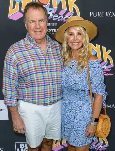 Jason Koerner/Getty Bill Belichick and Linda Holliday in Feb. 2020.