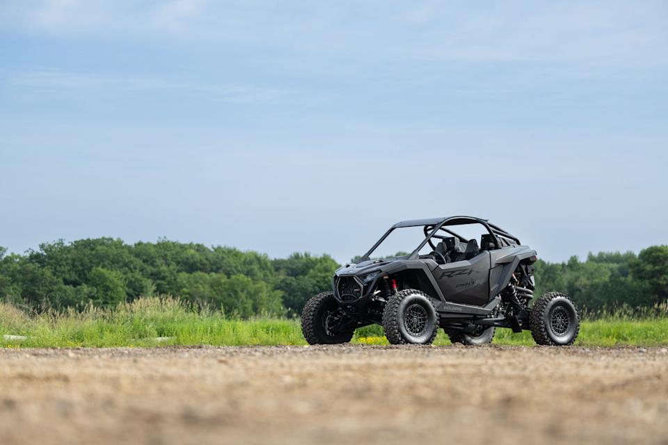 polaris rzr pro r at polaris factory dirt track in minnesota