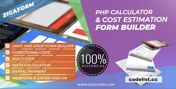 Zigaform PHP Calculator & Cost Estimation Form Builder v7.6.1 - nulled