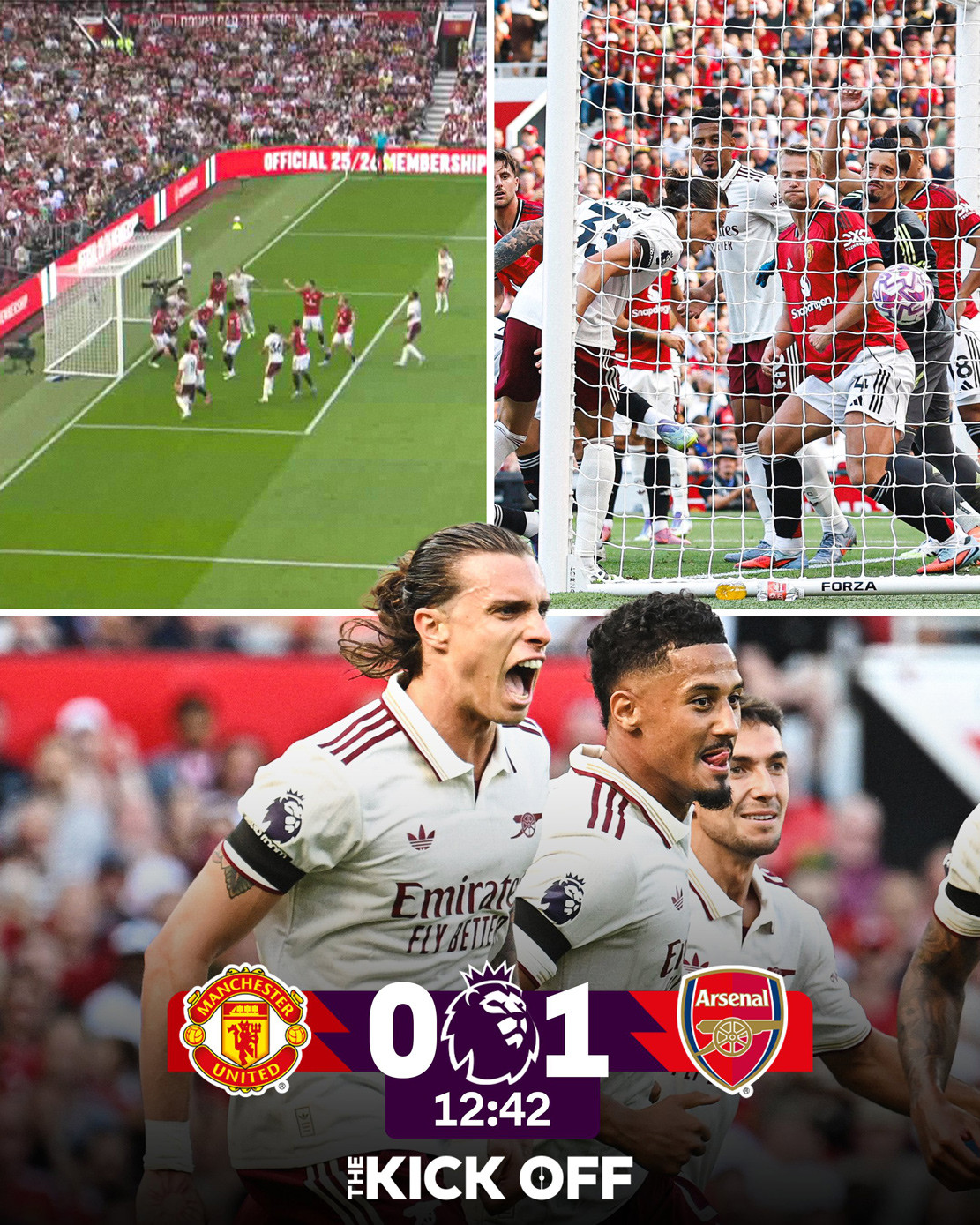 Arsenal hạ gục MU ngay tại Old Trafford