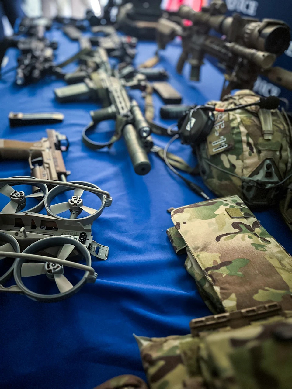 ICE sniper gear also at the Federal Law Enforcement Training Center in Brunswick, Ga. (Laura Strickler / NBC News)