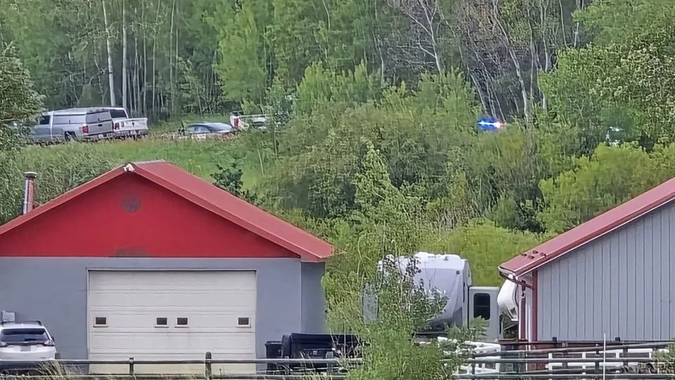 Authorities search for the suspect in the shooting at an Anaconda, Montana, bar that left at least 4 people dead on Friday. - Randy Clark