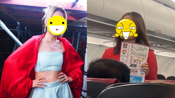 45歲天后撞樣長髮空姐　側面照更神似網民：相似度極高