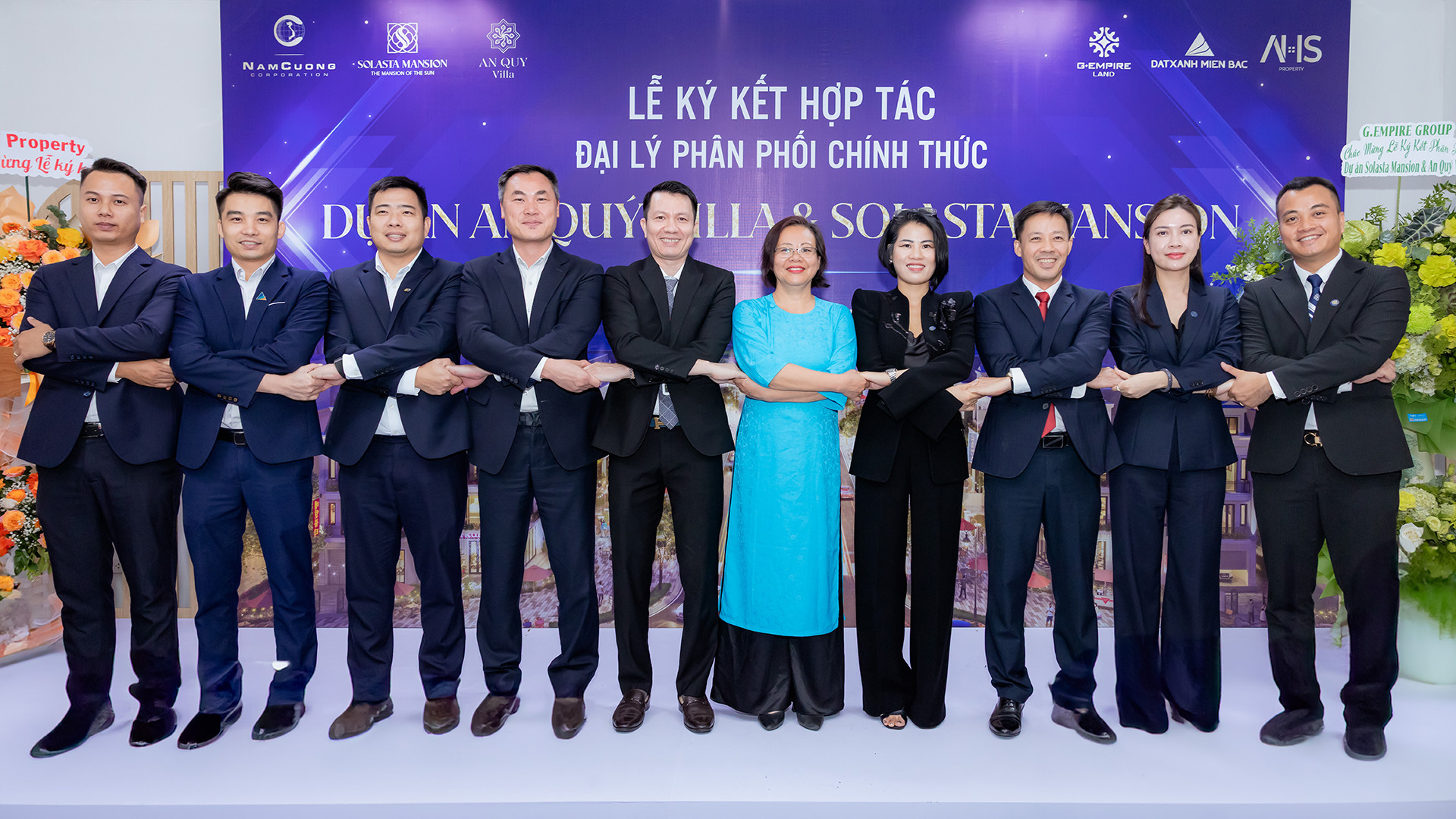 Nam Cường ký kết hợp tác phân phối sản phẩm biệt thự khu đô thị Dương Nội