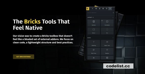 Bricksforge 0.9.5 - The Bricks Tools that feel native
