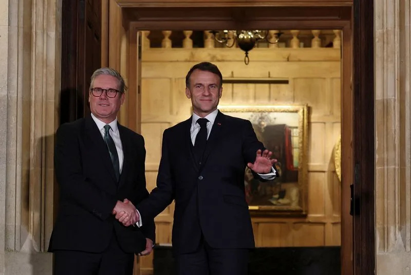 Macron and Starmer will co-chair coalition of willing meeting on Ukraine on Tuesday
