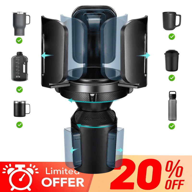 Walmart’s 'Fantastic' $50 Car Cup Holder Organizer Is Now 74% Off